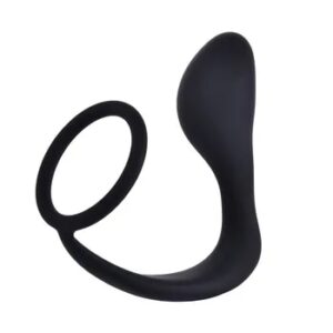 Silicone Male Prostate Massager with Penis Cock Ring Butt Anal Plug Adult Erotic Goods Sexy Product Sex Toys For Men Masturbator