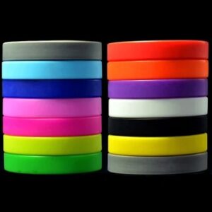 Silicone Rubber Wristband Flexible Wrist Band Cuff Bracelet Sports Casual Bangle For Women Men Wholesale браслет