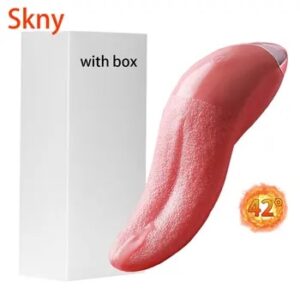 Skny 10 Modes Realistic Licking Tongue Vibrators for Women G Spot Nipples Clitoral Stimulation Sex Toys for Adult Female Couples