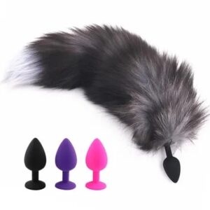 Small Size Silicone Anal Plug Anal Toys Sexy Fox Tail Anal Plug Erotic Anus Toy Sex Toys Woman Men Sex Butt Plug Adult Products