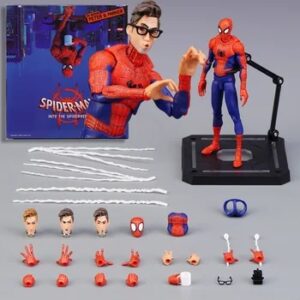 Spider Man Parallel universe Fat Peter Parker Mobile Doll 16cm Action Figure Toys Model McFarlane