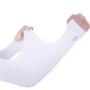 Summer Ice Silk Long Sleeves Anti-Sunburn Arm Cover Men Women Cuff New Cool Hand Sleeves Anti-UV Cycling Arm Sleeve Fingerless