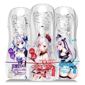 Transparent Masturbation Cup Sucking Penis Men Exerciser Sex Toys Anime Girls Vagina Anus 3 Style Male Adults Products