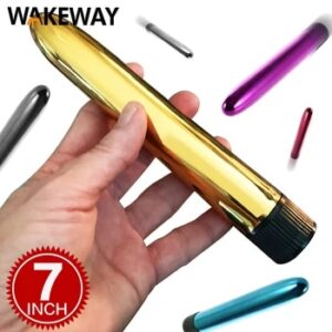 WAKEWAY 7 Inch Huge Vibrator Sex Toy Female Vagina Pussy G-spot Stimulator Female Pocket Masturbator Bullet Vibrator